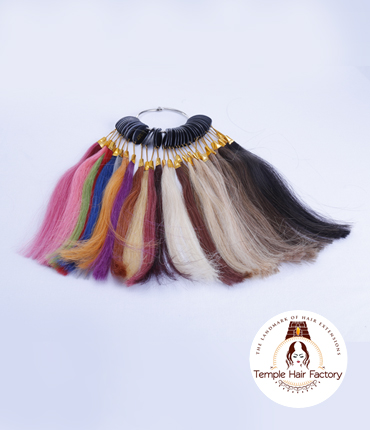 Hair Extensions Bleached Colored