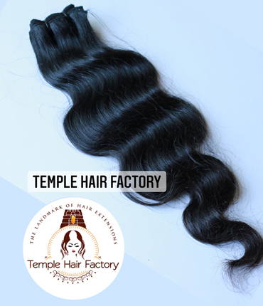 Hair Extensions Natural Black Weft