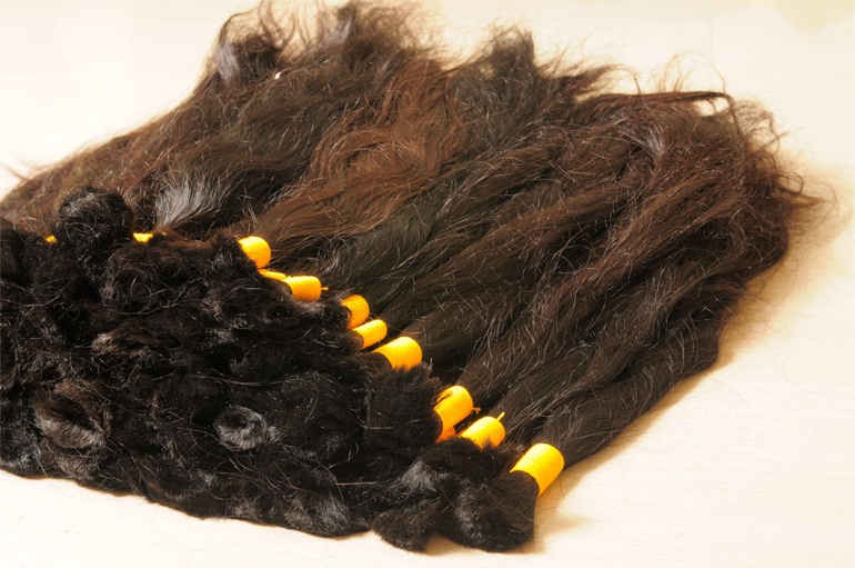 Natural Black Bulk Hair Extensions